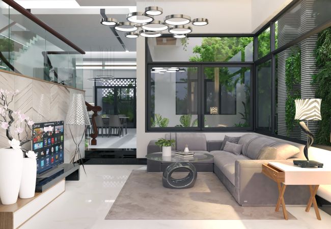 Trang trí nội thất không gian nhà đẹp ở Quảng Ngãi