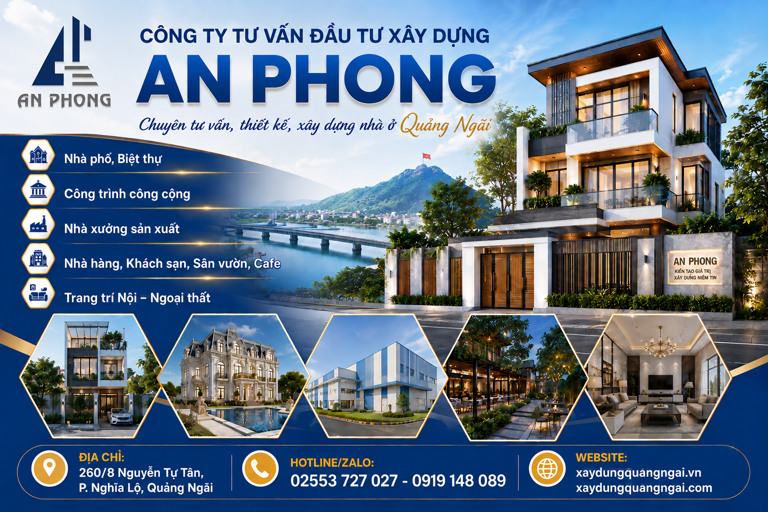 Xây nhà trọn gói tại Quảng Ngãi